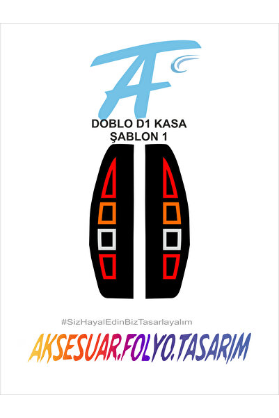 aksesuar folyo tasarım فيات دوبلو D1 إيقاف احباط