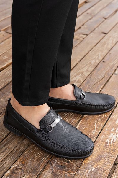Salvano Smile 3fx Schwarzer Herren-Loafer