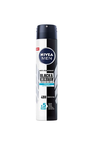 NIVEA ANTIPERSPIRANT DEO 200ML MEN INVISIBLE BW FRESH