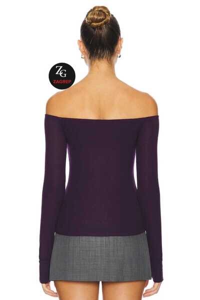 Zagrep Women's Cherry Color Strapless Finger Interlocking Non-See-Through Silk Jersey