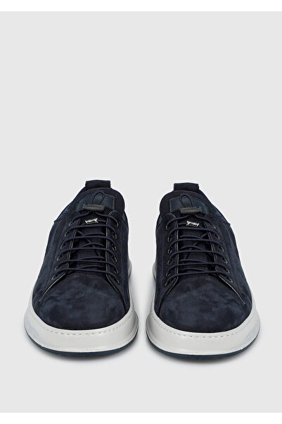 Provoq Leather Men's Shoes - Navy Blue