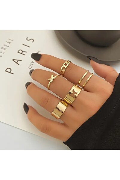 Perry Accesories طقم فراشة قابل للتعديل مكون من 5 قطع - حلقة متعددة المفاصل و...