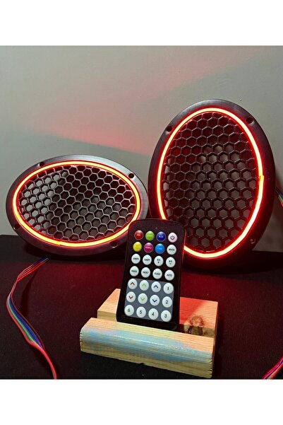 Onerous Özel Üretim Kumandalı Neon Işıklı Oval Midrange Kapağı 12 Renkli 16 M...