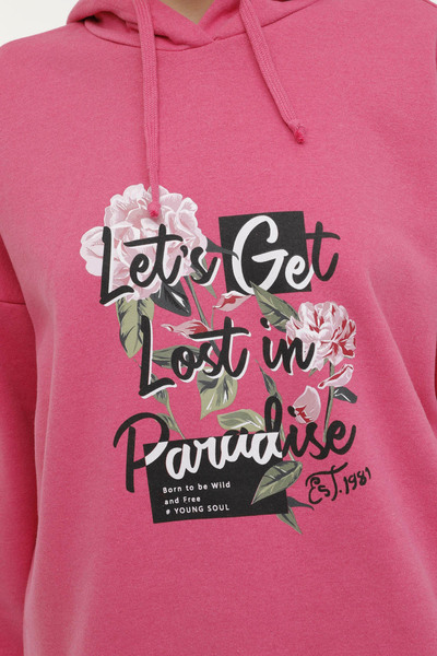 Kinetix Wl Layla 17gf83 3pr Koyu Pembe Kadın Sweatshirt