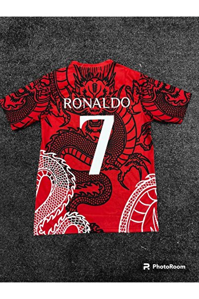 Alaturka Mix Real Madrid Vini Jr Yetişkin Futbol Forması - Kırmızı Dragon