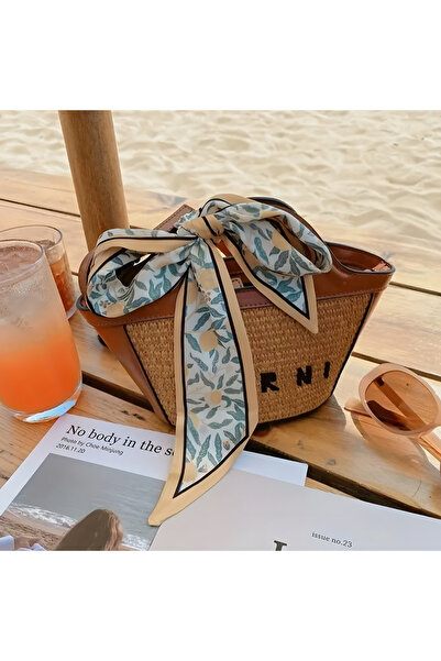 MAHLA Design Double-Sided Scarf, Bag Accessory Thin Shawl