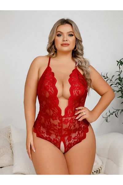 CindiyCurve Fancy Lace Nightgown