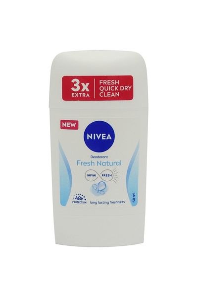 NIVEA ANTIPERSPIRANT STICK 50ML FRESH NATURAL