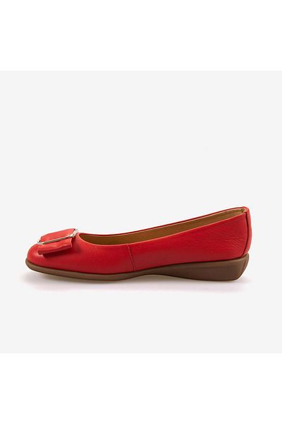 KEMAL TANCA Genuine Leather Buckle Women's Ballerinas 2221