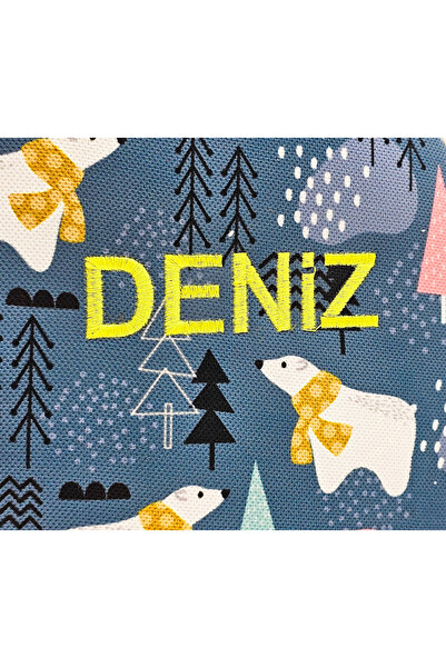 Tosbiş [ İSTEDİĞİNİZ İSMİ NAKIŞLA YAZIYORUZ ] Kutup Ayısı 0-8 Yaş Çocuk Sırt Çantası, Anaokulu Çantası-Kreş