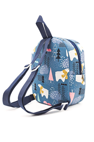 Tosbiş [ İSTEDİĞİNİZ İSMİ NAKIŞLA YAZIYORUZ ] Kutup Ayısı 0-8 Yaş Çocuk Sırt Çantası, Anaokulu Çantası-Kreş