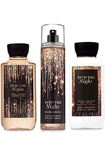 bath & body مجموعة العناية الثلاثية اليومية "ووركس إنتو ذا نايت"، تتضمن لوشن ...