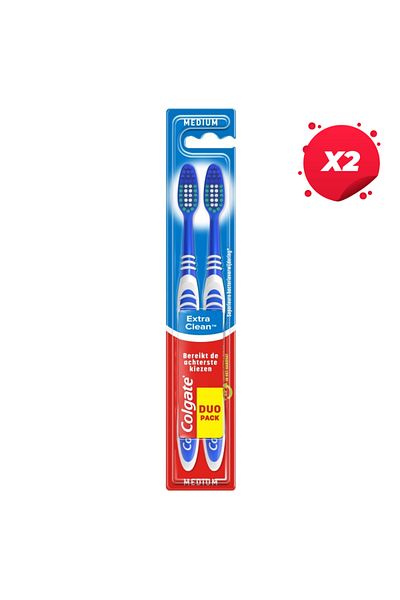 Colgate X2 - COLGATE EXTRA CLEAN TOOTHBRUSH 2PCS