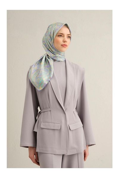 Armine Pure Silk Sura Scarf - Patterned 9304-34