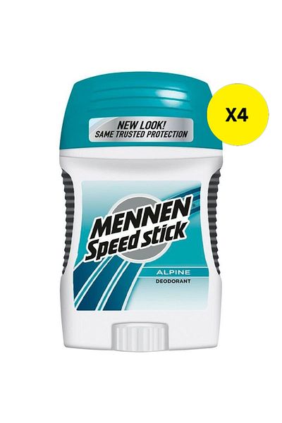 MENNEN SPEED STICK X4 - MENNEN SPEED STICK ANTIPERSPIRANT STICK 60G ALPINE