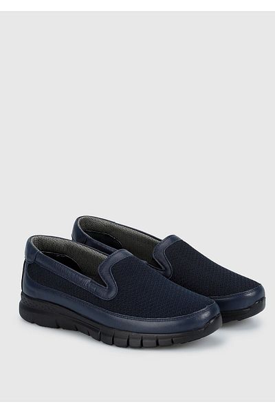 Eclipse Leather Women's Shoes - Navy Blue