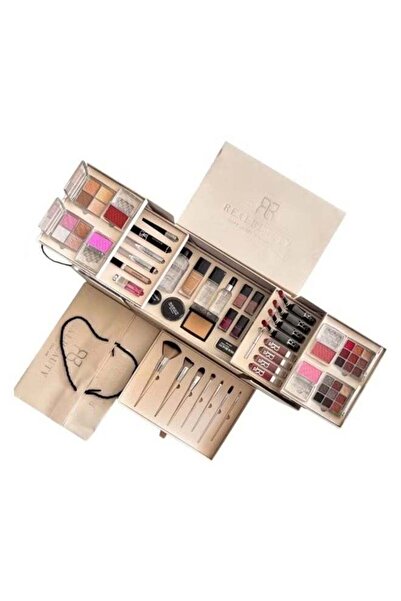 real beauty صندوق مكياج متعدد الألوان