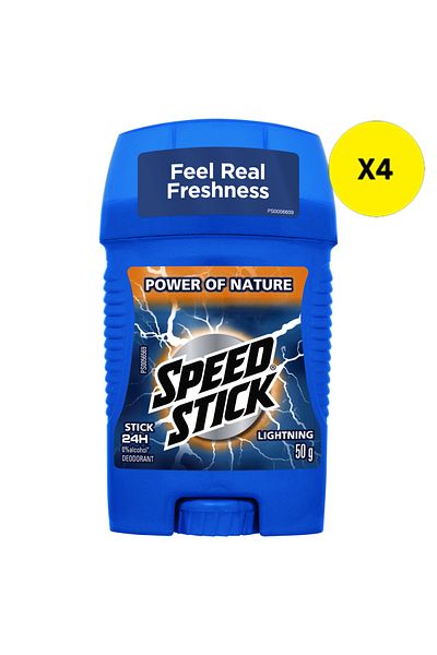 MENNEN SPEED STICK X4 - MENNEN SPEED STICK ANTIPERSPIRANT STICK 50G LIGHTNING