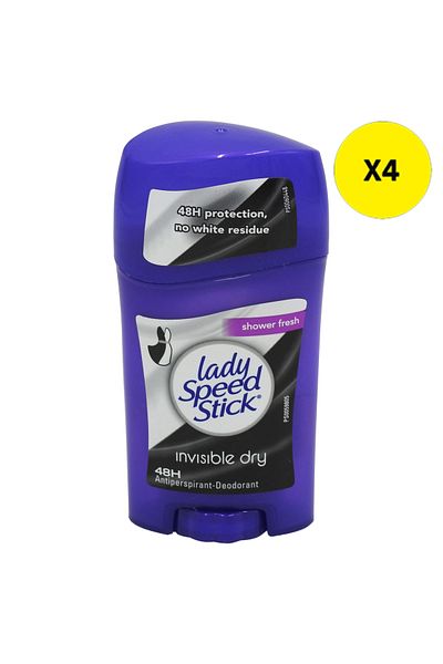 Lady Speed Stick X4 - LADY SPEED STICK ANTIPERSPIRANT STICK 40G INVISIBIL DRY