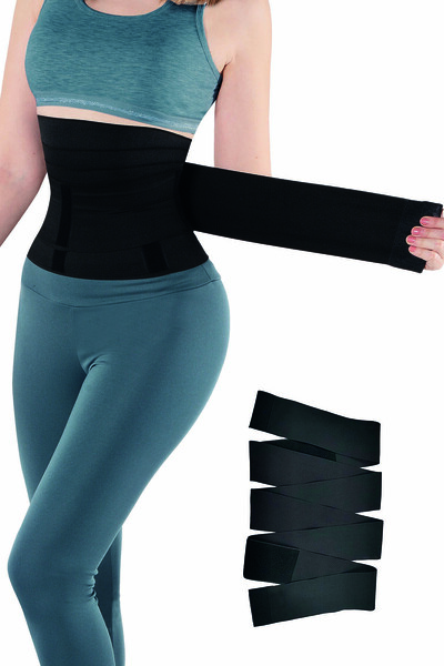 Fily Underwear Nbb Unisex Black Gradual Velcro Multi-Purpose Waist Corset
