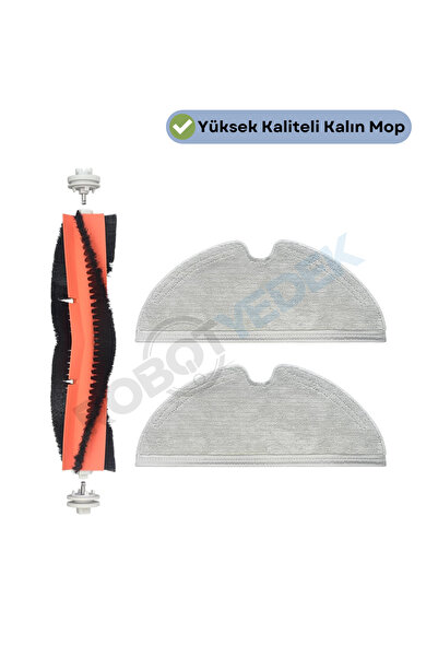 robotyedek Perie principală de rezervă și mop compatibile cu Xiaomi Vacuum Mo...