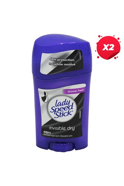 Lady Speed Stick X2 - LADY SPEED STICK ANTIPERSPIRANT STICK 40G INVISIBIL DRY