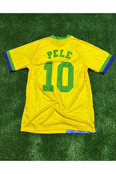 FRAGOLA Brezilya Özel Tasarım Efsane Pele Özel Konsept Yetişkin Forması