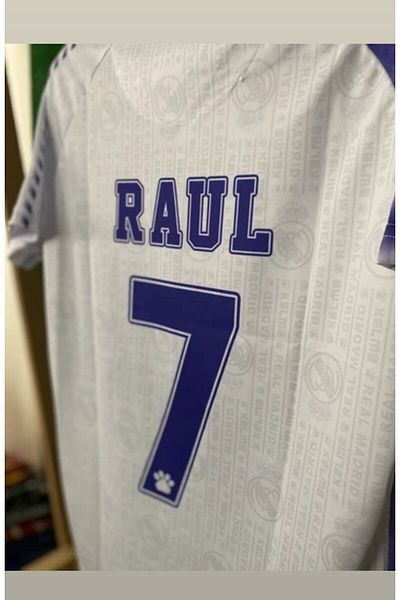 MONTENERO R.E.A.L M.A.D.R.I.D 1994-95 Season Raul Retro Adult Jersey