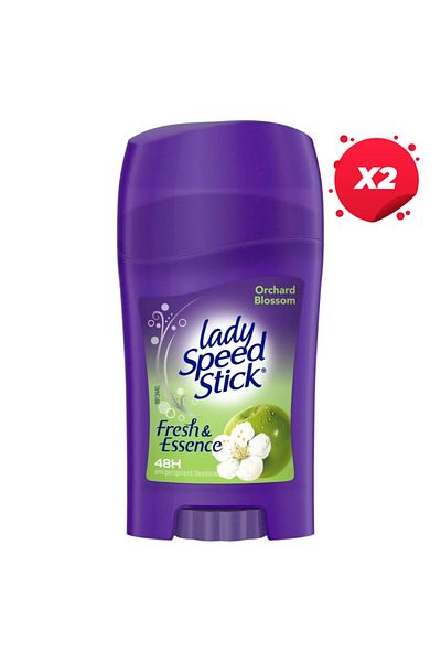Lady Speed Stick X2 - LADY SPEED STICK ANTIPERSPIRANT STICK 65G FRESH ESSENCE ORCHARD BLOSSOM