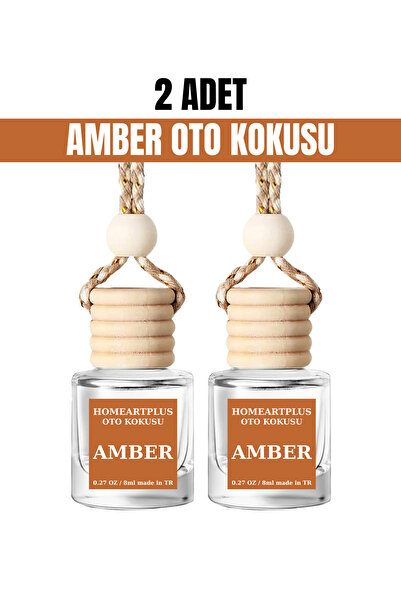 homeartplus 2 Li Amber oto kokusu parfüm ip askılı 8ML