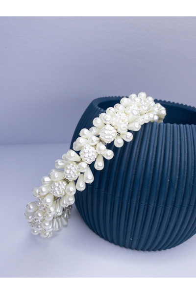 ERYA aksesuar Брошка за коса с перли, сватба, годеж, булчинска корона, аксесо...