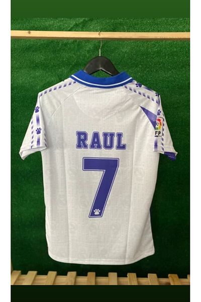MONTENERO R.E.A.L M.A.D.R.I.D 1994-95 Season Raul Retro Adult Jersey