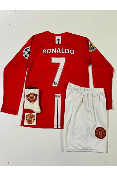 FEEL STYLE Manchester/united Moskova 2008 Sezonu Cristiano Ronaldo Uzun Kol Ç...