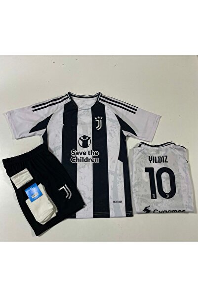Forma Juventuss 2024-25 Yeni Sezon Kenan Yıldız İç Saha Çocuk Forması 4'lü Se...
