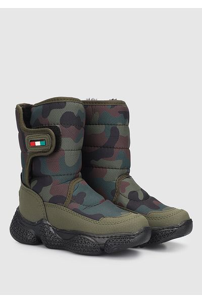 Kiddo Χακί Boy's Snow Boots - Άνετα και κομψά