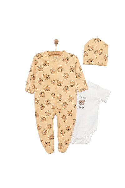 ebebek Hello Baby HelloBaby Erkek Tulum-Body-Şapka Erkek Bebek