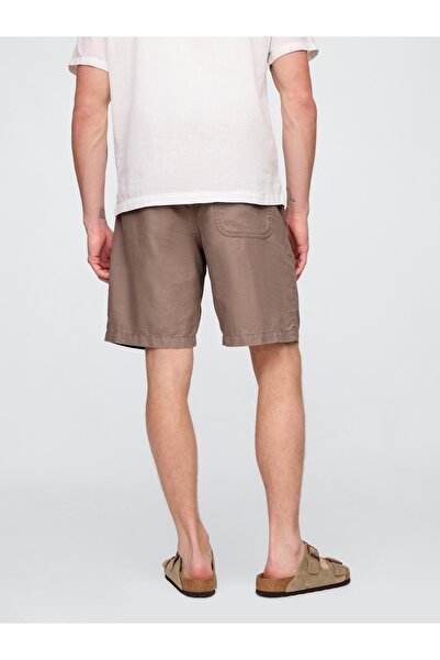 GAP Erkek Kahverengi Keten Şort