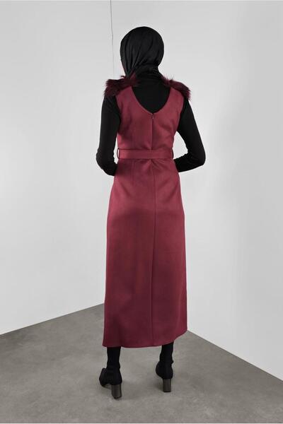 Alvina OMUZLARI KÜRK DETAYLI SÜET JİLE 41119