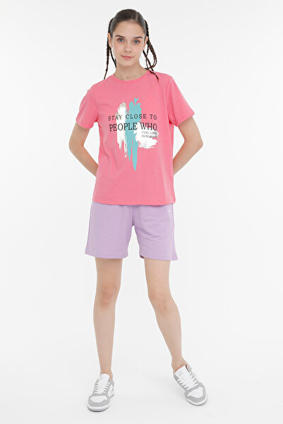 Kinetix Γυναικείο κοντομάνικο μπλουζάκι WL LAYLA 11FN17 3PR ανοιχτό ροζ