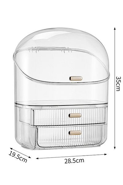 ETG Portable Retro Series Multi-Function Make Up Case Dustproof Cosmetic Storage Box