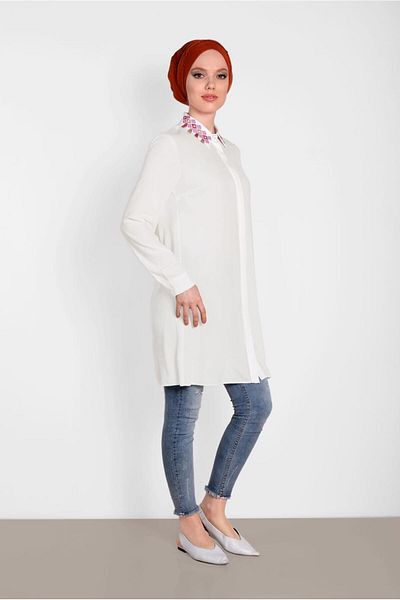 Alvina Tunic with Embroidery Detail 4387