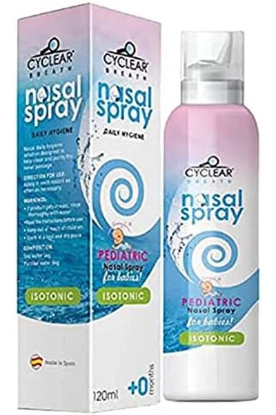 CYCLEAR Pediatric Isotonic Nasal Spray For Babies 0+ Years