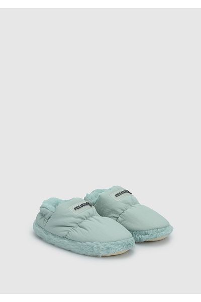 Peluche Mint Green Παιδικά Παπούτσια Σπίτι - Παπούτσια Νηπιαγωγείου