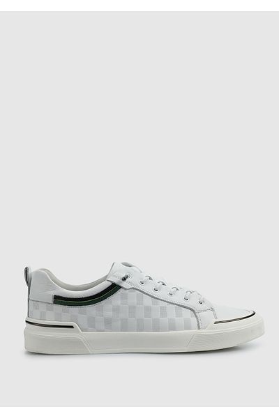 Provoq Λευκό Δερμάτινο Ανδρικό Sneaker