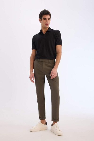 DeFacto Jogger Zippered Leg Summer Fabric Trousers E4779Ax25Sm