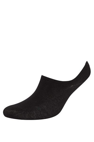 DeFacto Women's Invisible 3-Piece Cotton Sneaker Socks E2028Axns