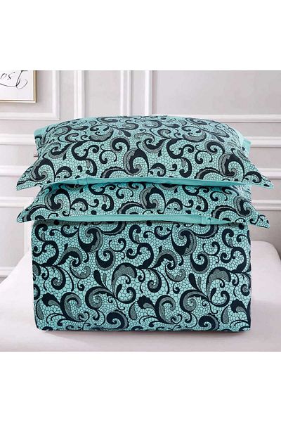 Generic Comforter Set 4 Piece Single Size Elegant Bedspread Lightweight Comforter Suitable for All Seasons