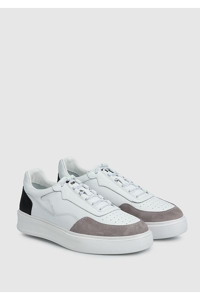 Provoq Tenis pentru bărbați din piele albă