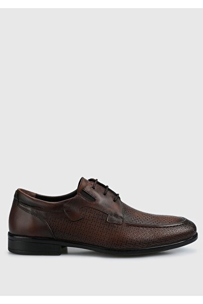 Eclipse Men's Leather Shoes - Tan