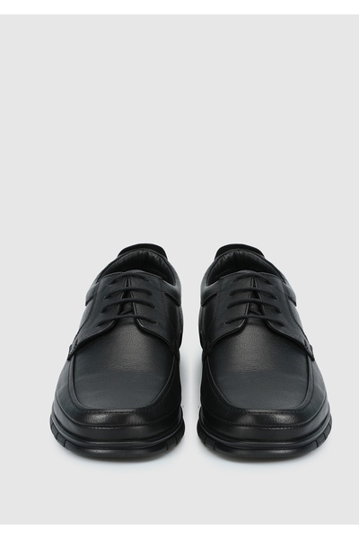 Eclipse Siyah Deri Erkek Ayakkabı